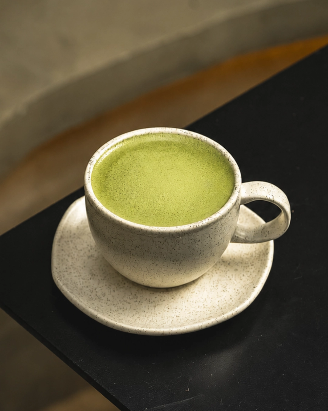 Té Matcha cremoso de Mattiz Café-Bar